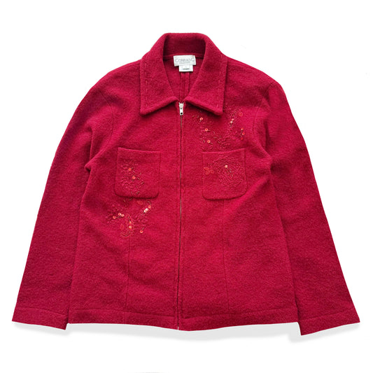 Vintage Conrad C, Red Collared Sweater