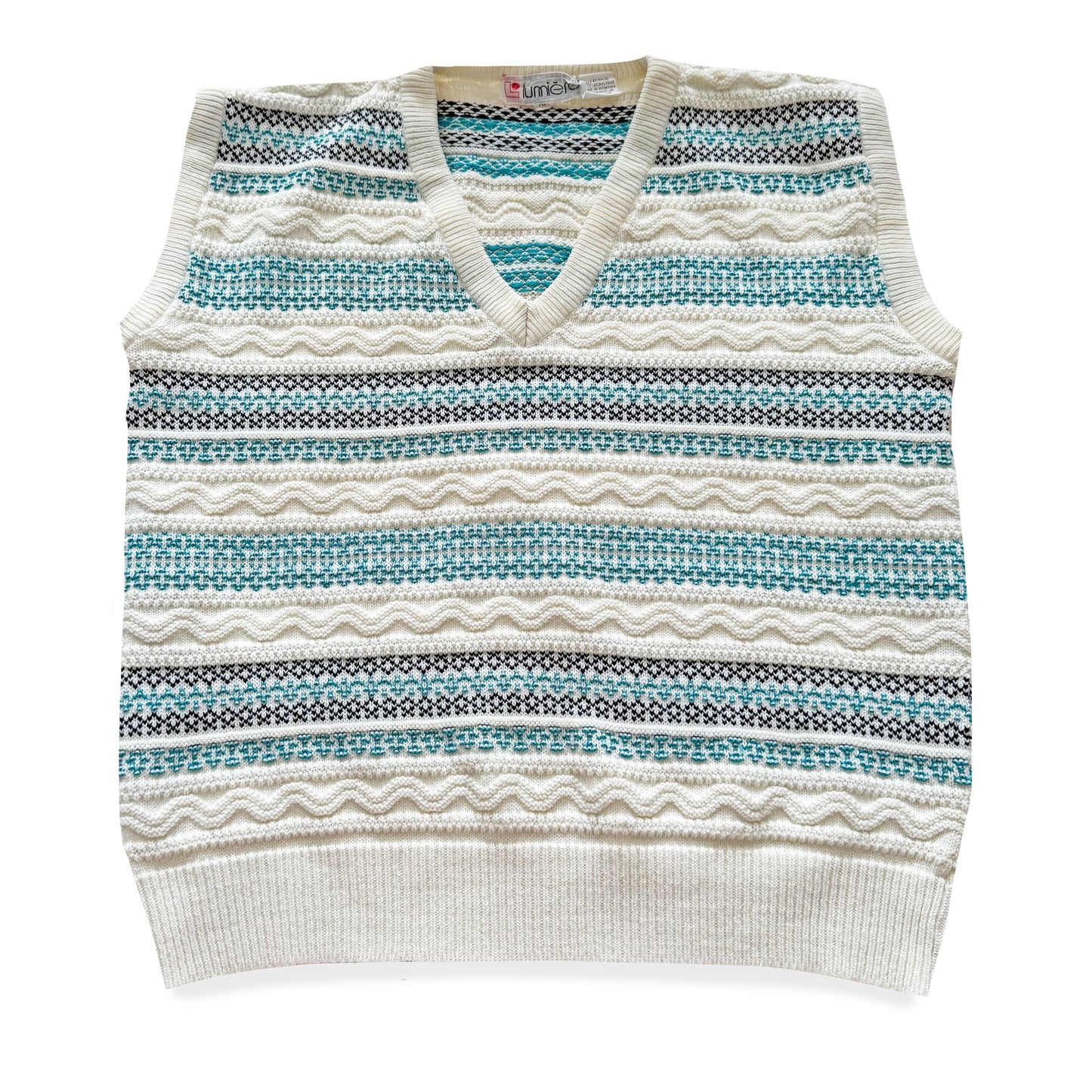 Vintage Lumiere, Textured Knit Vest