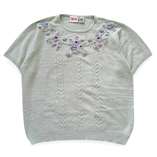 Vintage Tan Jay, Floral Short Sleeve Shirt