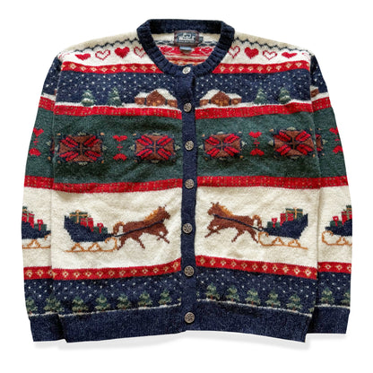 Vintage Woolrich, Christmas Wool Cardigan