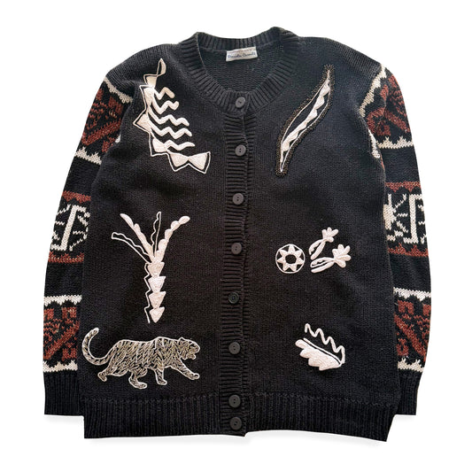 Vintage Italian Made, Safari Cardigan