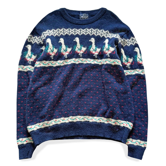 Vintage Woolrich, Festive Goose Sweater
