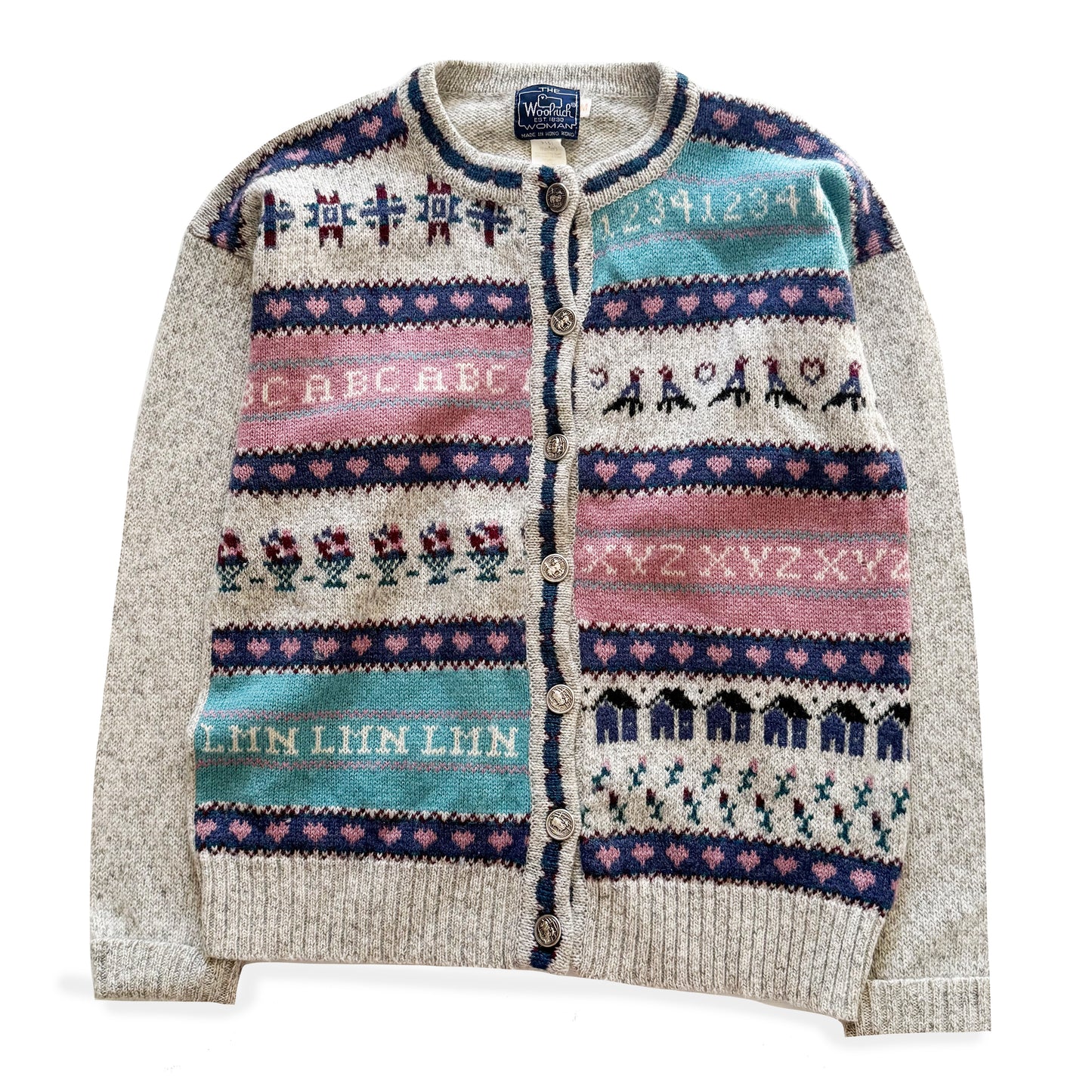 Vintage Woolrich, Wool Blend Spring Cardigan