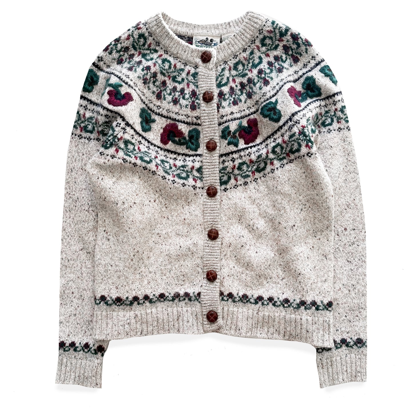 Vintage Northern Reflections, Wool Blend Cardigan