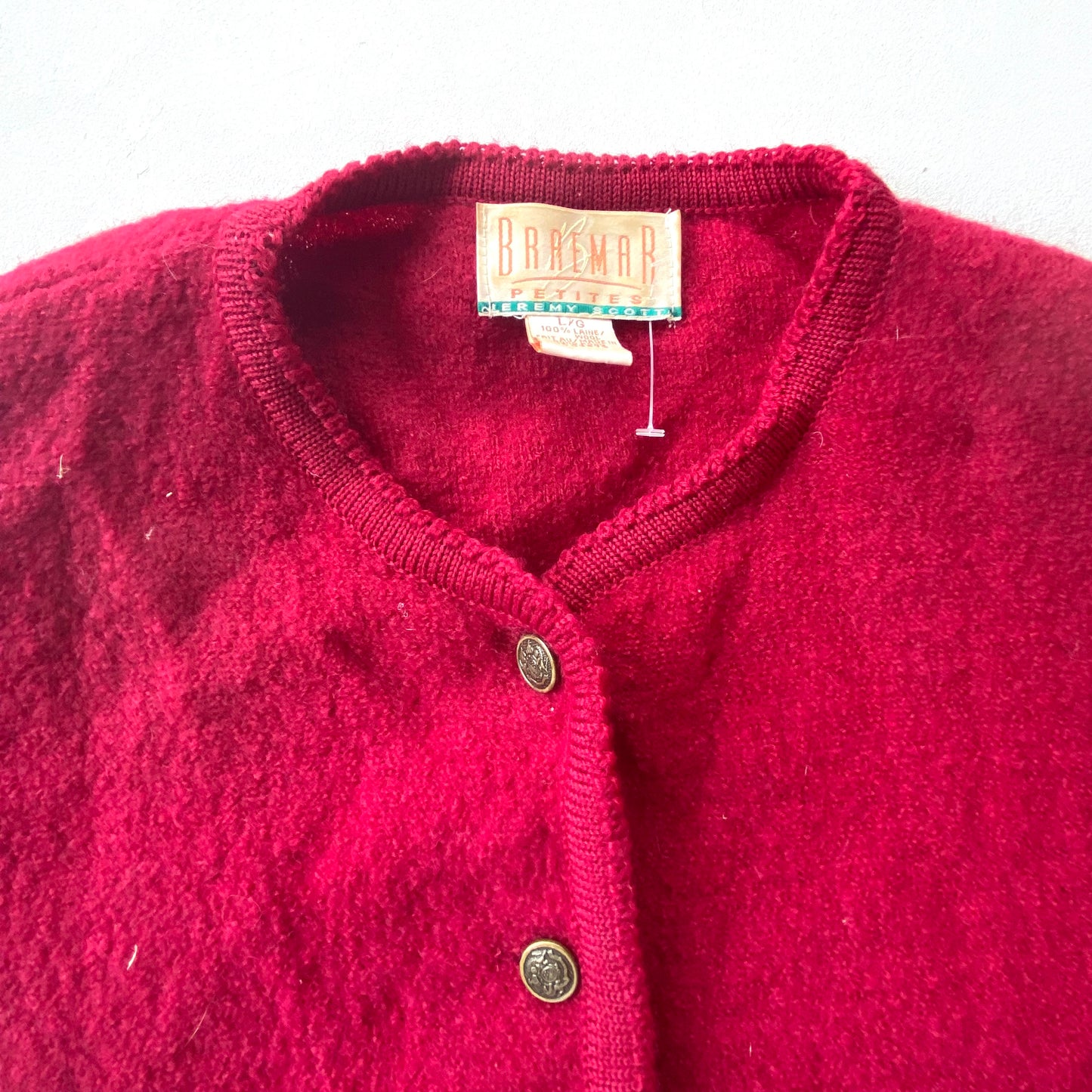 Vintage Braemar Wool Cardigan