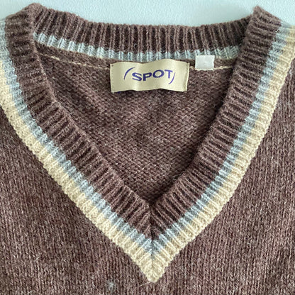 Vintage Spot Wool Sweater