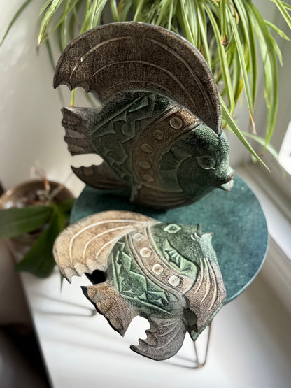 Secondhand Wood Carved Fish
