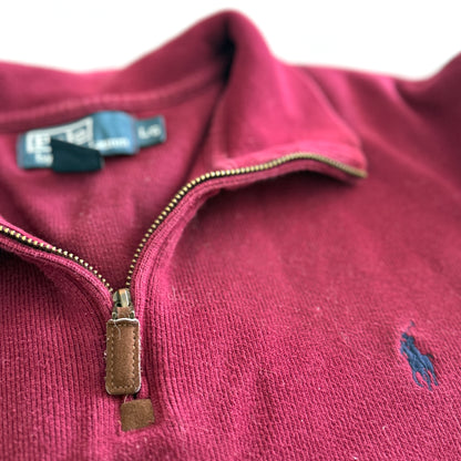 Secondhand Polo by Ralph Lauren, Quarter Zip Sweater