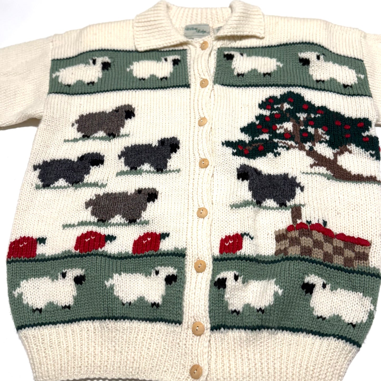 Vintage Willow Ridge, Sheep Cardigan