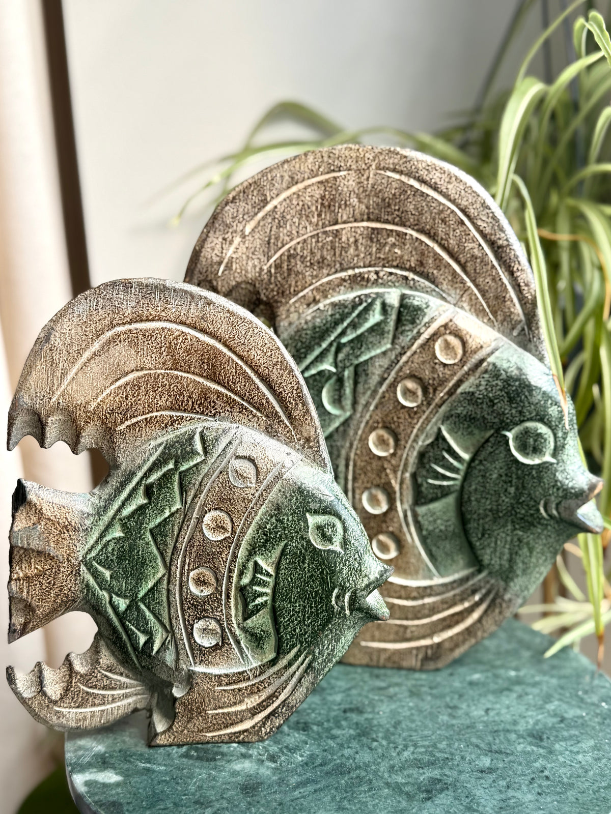 Secondhand Wood Carved Fish