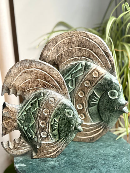 Secondhand Wood Carved Fish