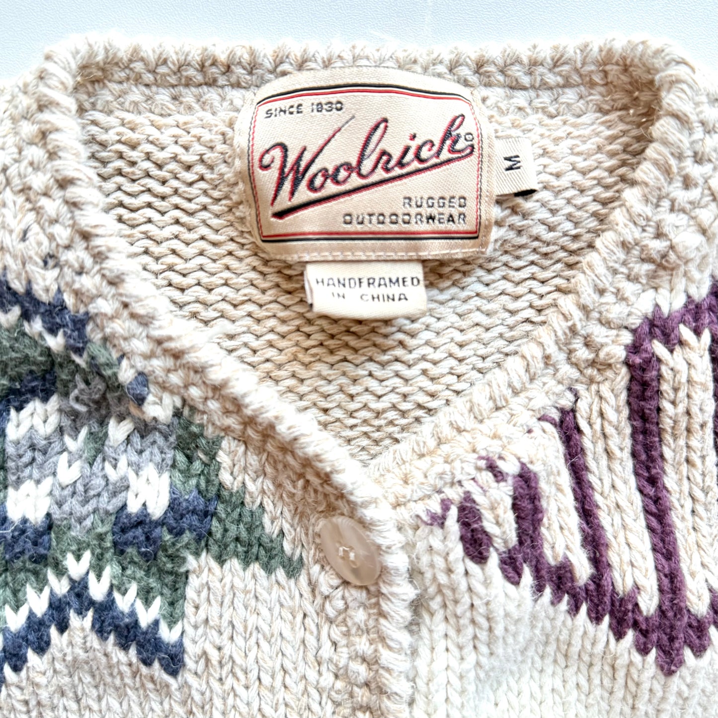 Vintage Woolrich, Hearts & Patchwork Cardigan
