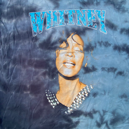 Secondhand Tie Dye Whitney Houston T-Shirt