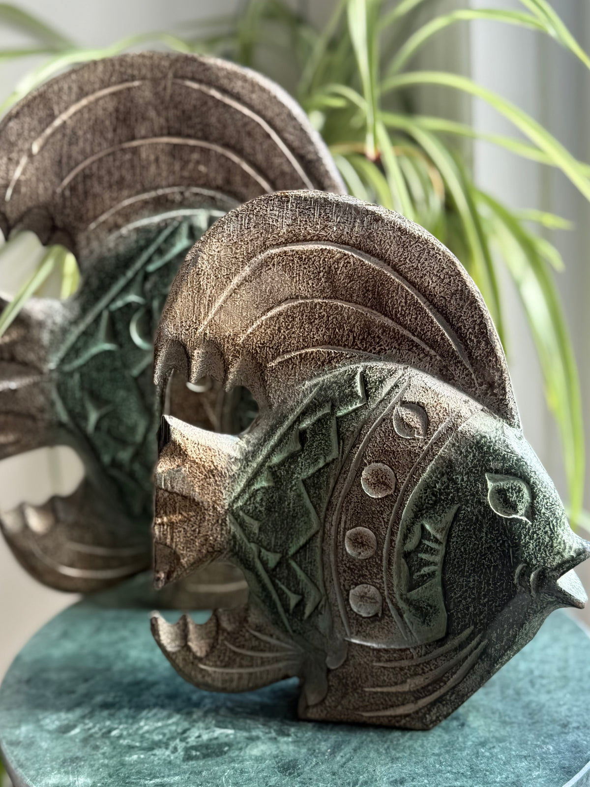 Secondhand Wood Carved Fish