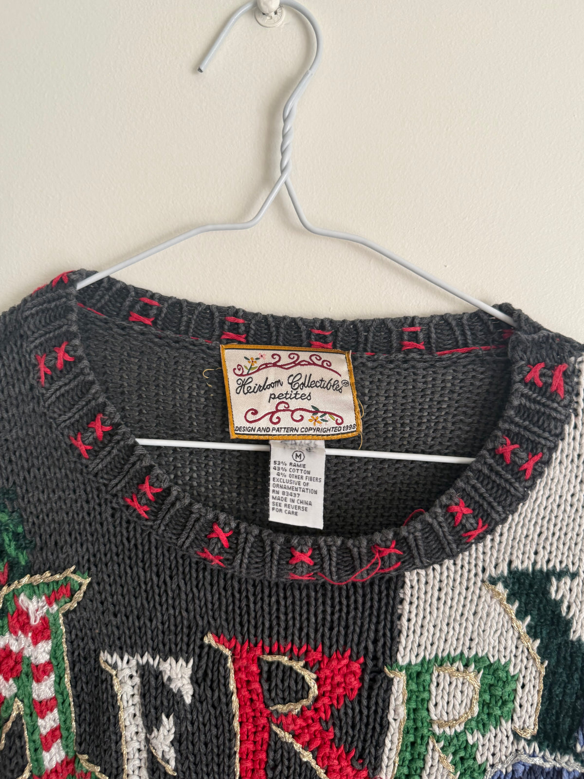 Vintage Heirloom Collectibles, Christmas Sweater