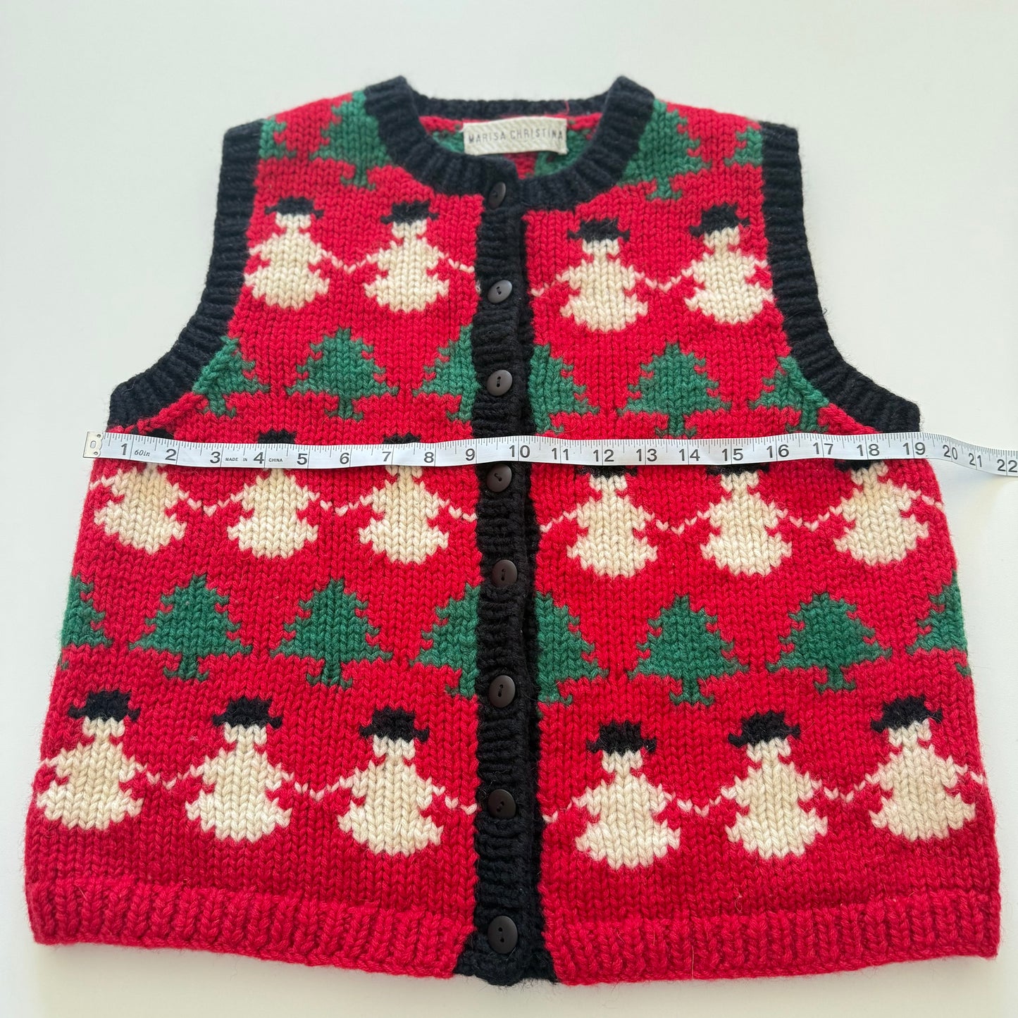 Vintage Marisa Christina, Wool Christmas Vest