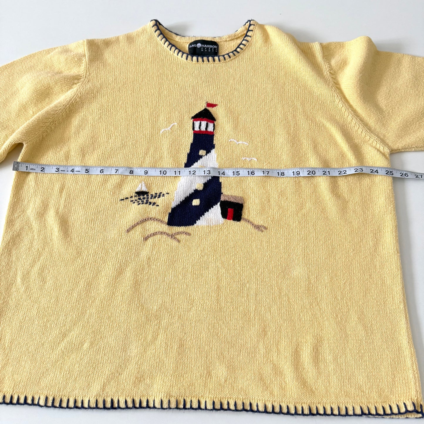 Vintage Sag Harbor, Lighthouse Sweater