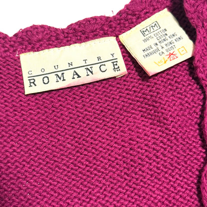 Vintage Country Romance, Floral Embroidered Vest