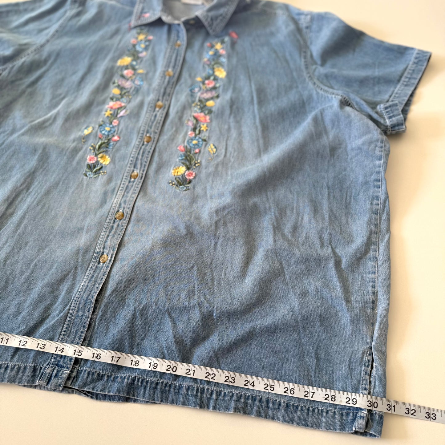 Secondhand Bobbie Brooks, Denim Short Sleeve