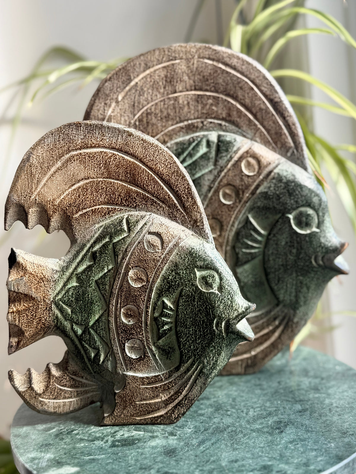Secondhand Wood Carved Fish