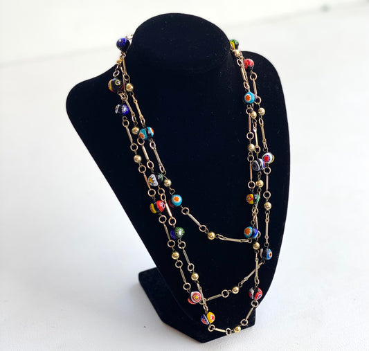 Glass Beaded Secondhand Necklace