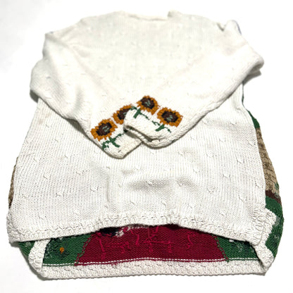 Vintage Signatures by Northern Isles, Cat & Sunflowers Sweater