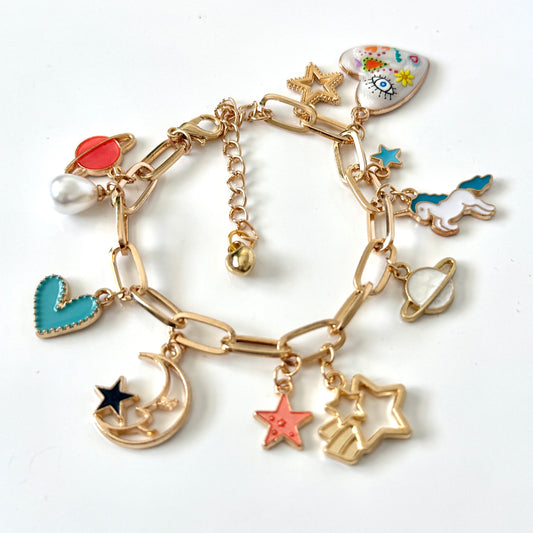 Handmade Y2K Style Charm Bracelet