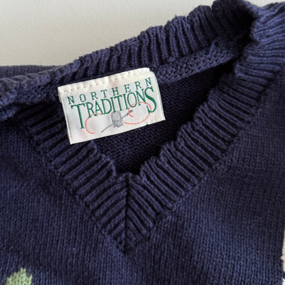 Vintage Northern Traditions Cat Sweater