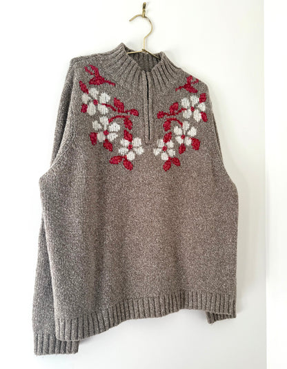 Secondhand Northern Reflections, Quarter Zip Sweater