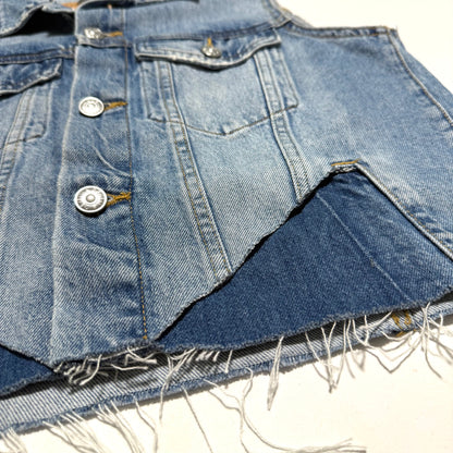 Secondhand Altered Denim Vest