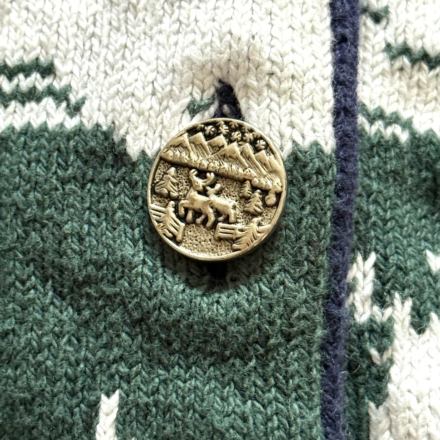 Vintage Northern Reflections, Winter Scene Vest