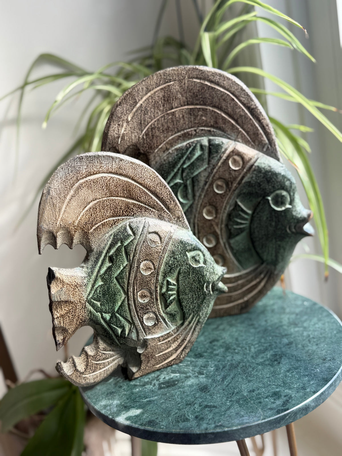 Secondhand Wood Carved Fish