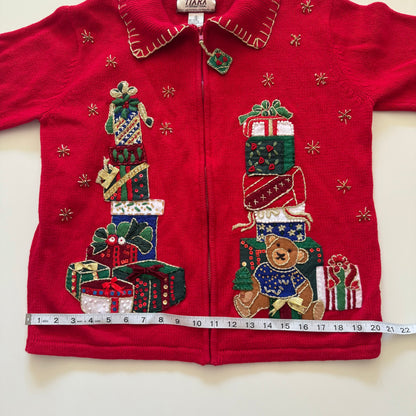 Vintage Tiara, Christmas Cardigan