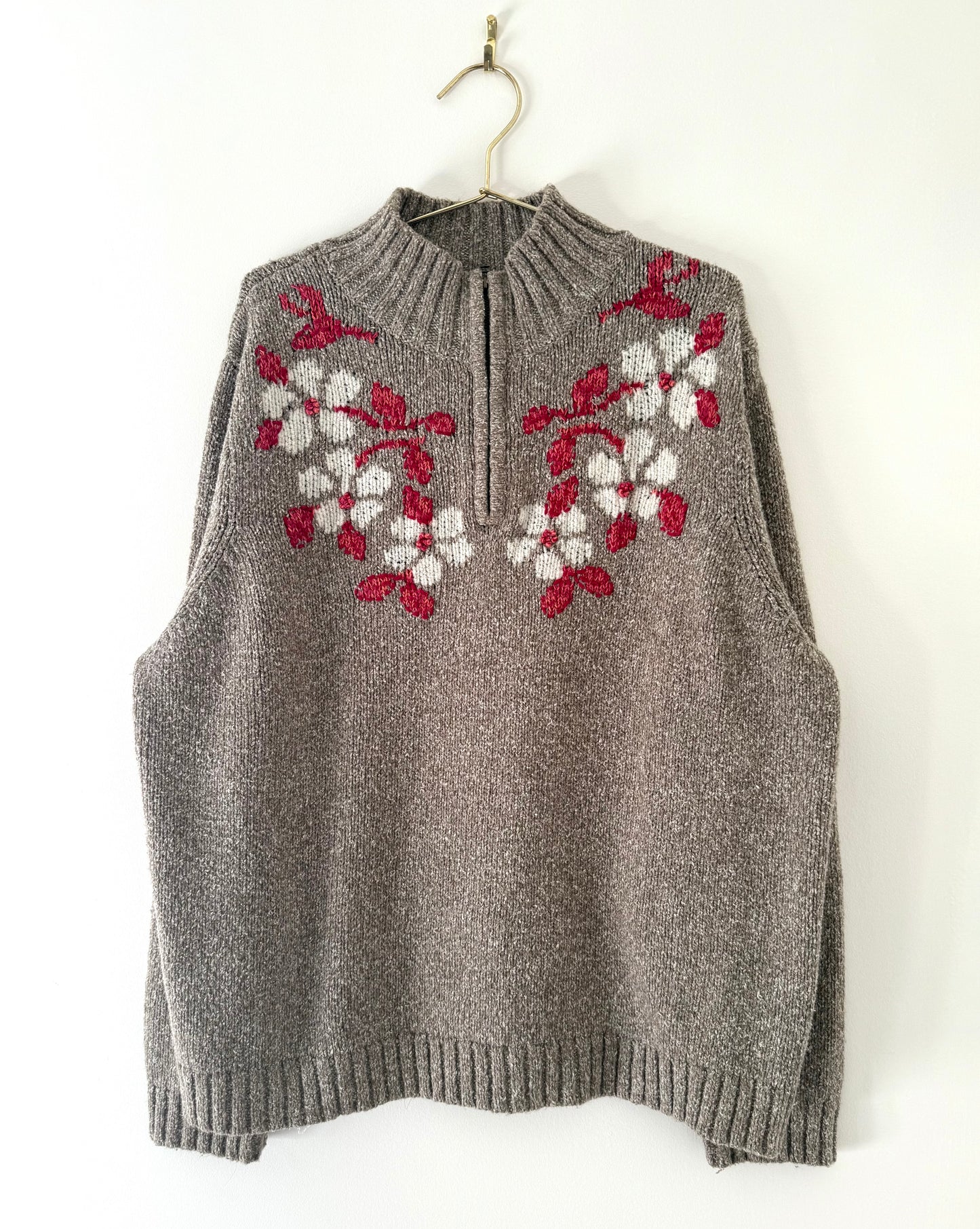 Secondhand Northern Reflections, Quarter Zip Sweater