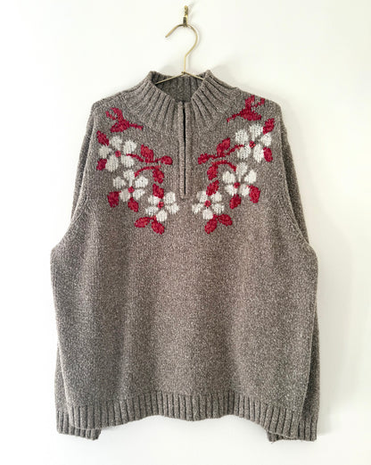 Secondhand Northern Reflections, Quarter Zip Sweater