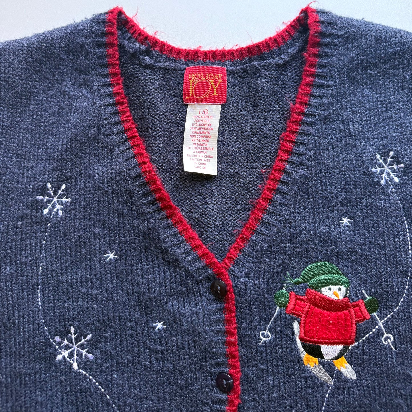 Secondhand Holiday Joy, Penguin Vest