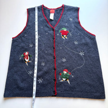 Secondhand Holiday Joy, Penguin Vest