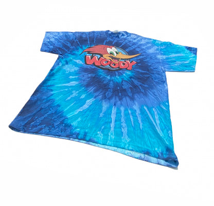 Woody the Wood Pecker Secondhand Tie Dyed T-shirt