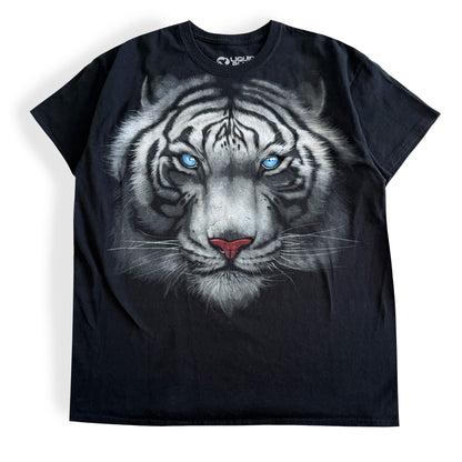 Secondhand Liquid Blue, White Tiger T-Shirt