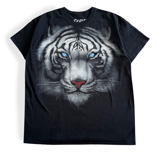 Secondhand Liquid Blue, White Tiger T-Shirt