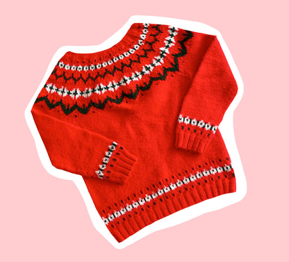 Secondhand Handmade Holiday Sweater