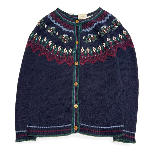 Vintage Northern Reflection, Wool Blend Cardigan