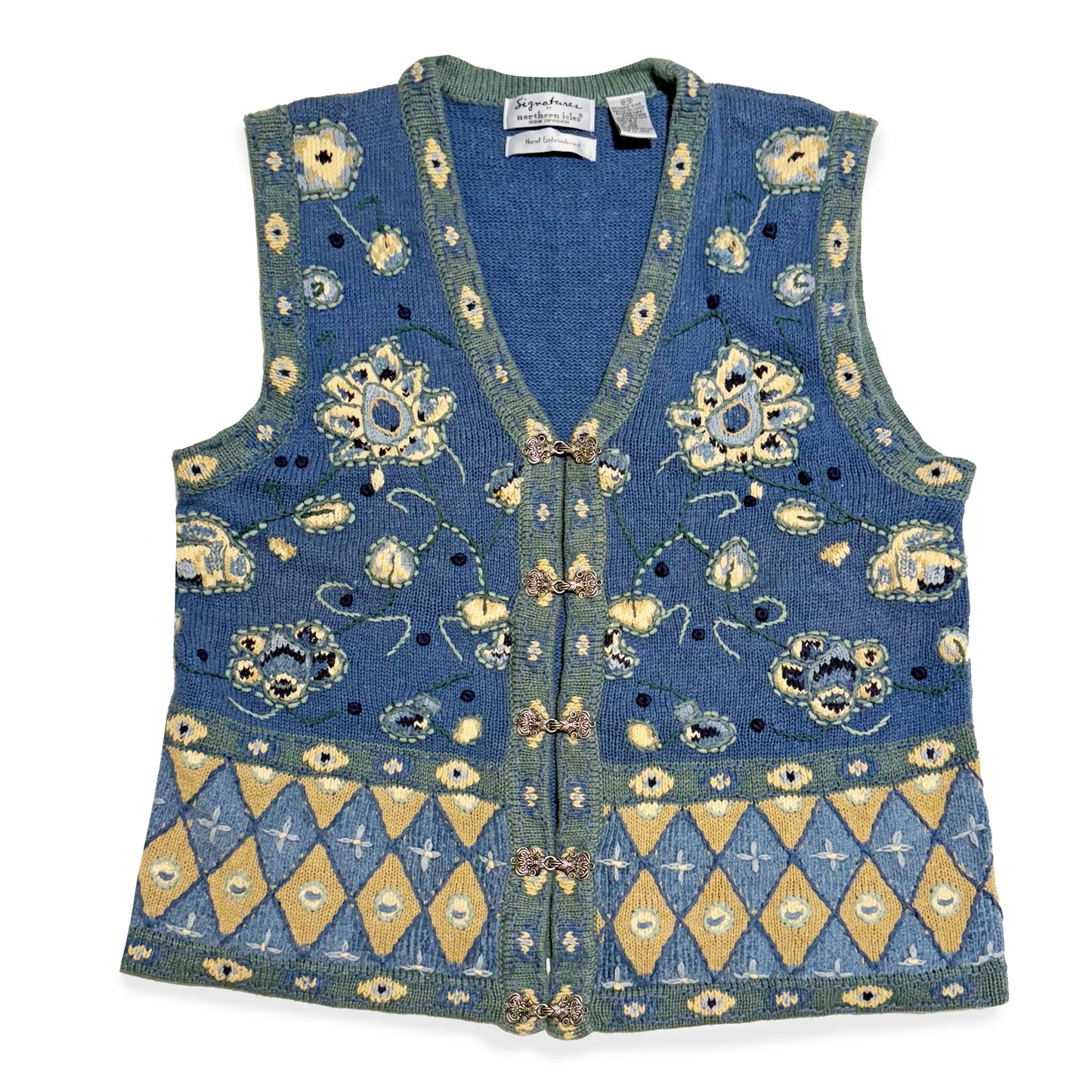 Vintage Northern Isles, Hand Embroidered Vest