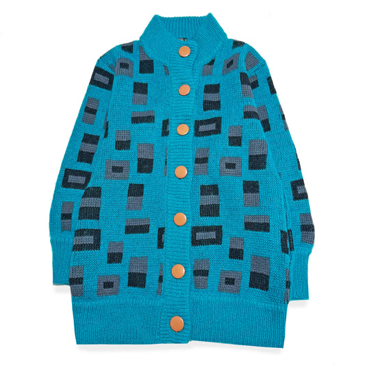 Vintage Via Frascatti, Long Button Up Cardigan