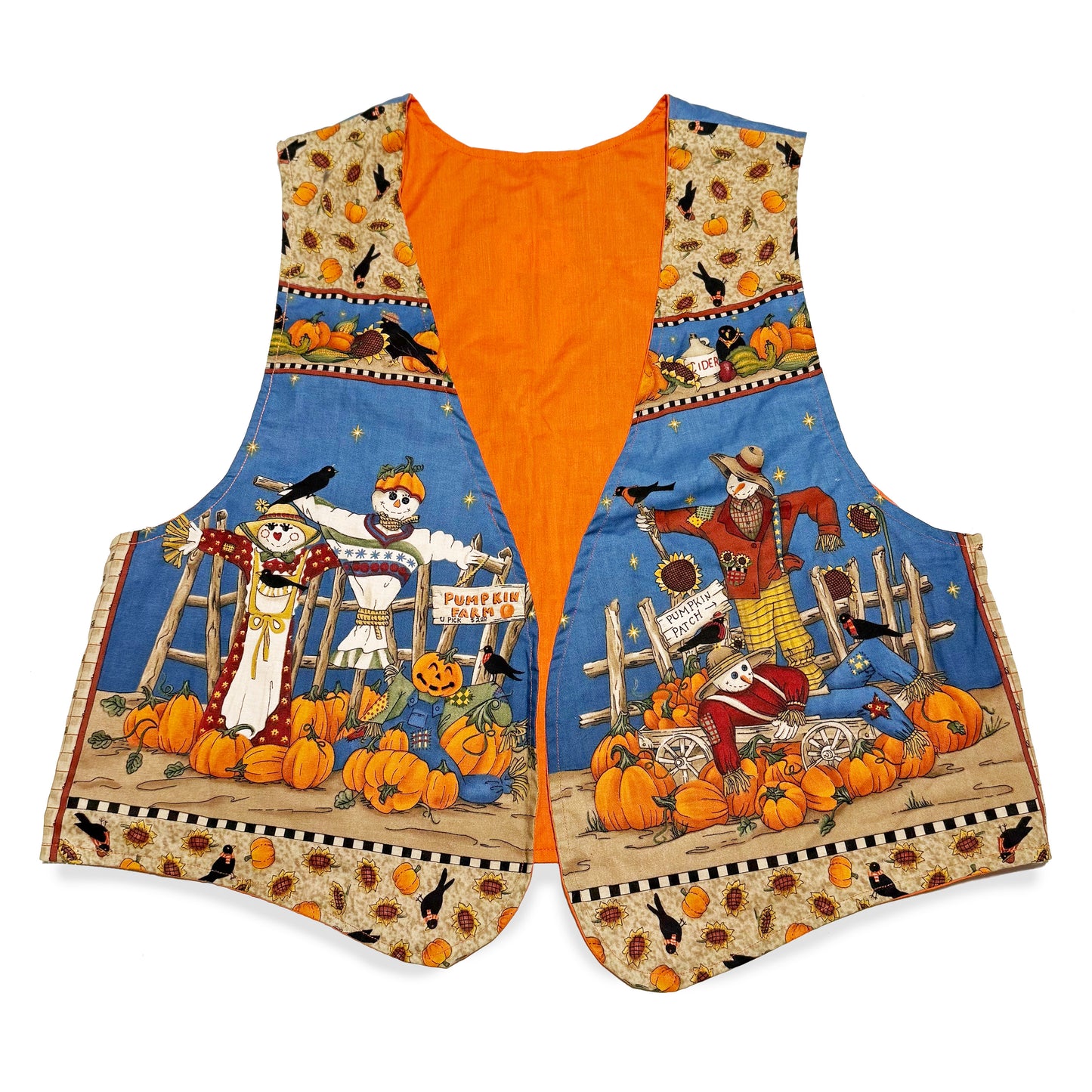 Vintage Handmade, Scarecrow Halloween Vest