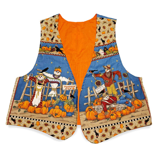 Vintage Handmade, Scarecrow Halloween Vest
