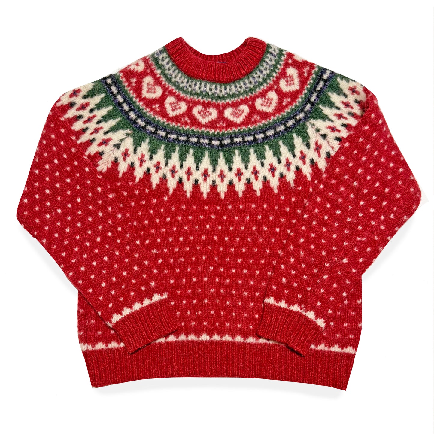 Vintage Woolrich, Wool Blend Heart Sweater