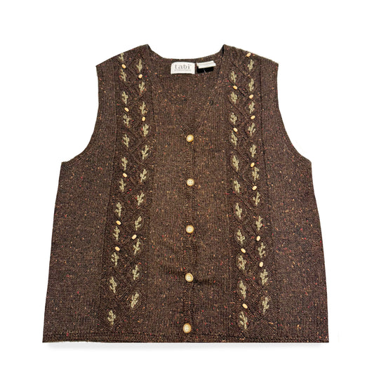 Vintage Tabi International, Brown Vest