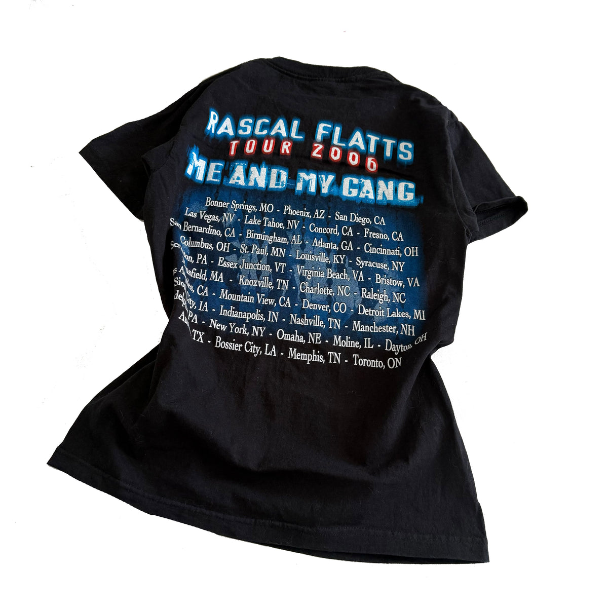 Custom Rascal Flatts Song Shirt Secondhand Rascal Flatts, Me and My Gang Tour T-Shirt – TheBoyfriendsCloset