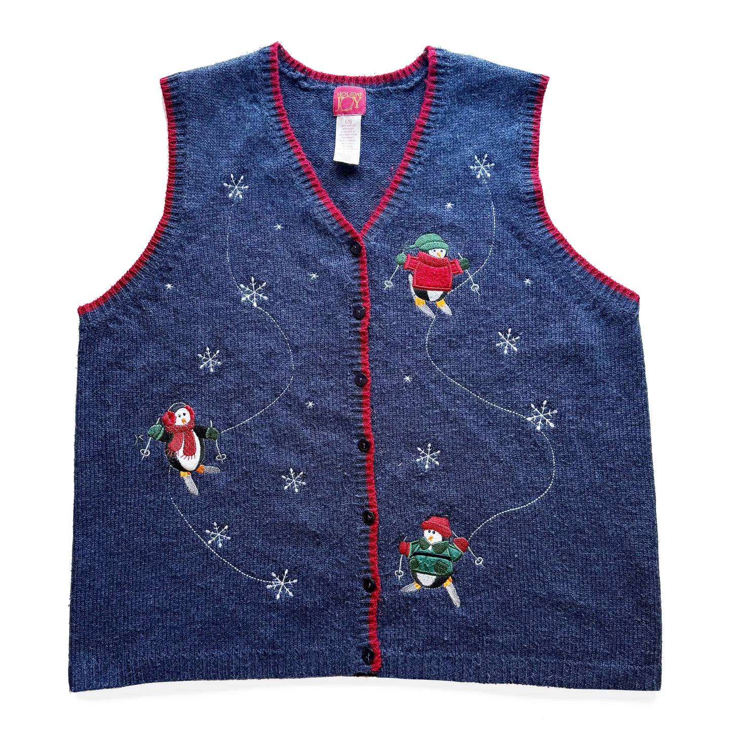 Secondhand Holiday Joy, Penguin Vest